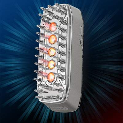 Laser Hair-growing Comb Infrared EMS Scalp Care Portable Vibration Massage